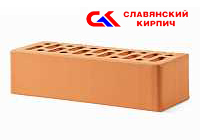 Кирпич керамический лицевой БЕЖ-RED Евро 0,7 NF Славянский кирпич