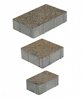 Тротуарные плиты "СТАРЫЙ ГОРОД" - Б1Ф8  Искусственный камень Базальт