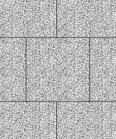 Тротуарные плиты "КВАДРУМ" - Б5К6  Стоунмикс Бело-черный