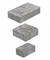 Тротуарные плиты "СТАРЫЙ ГОРОД" - Б1Ф8  Искусственный камень Шунгит