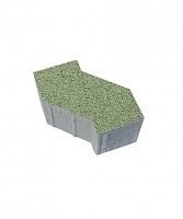 Тротуарные плиты "S-ФОРМА" - В3Ф10  Стандарт Зеленый